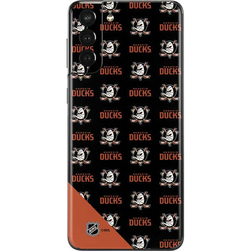 NHL Anaheim Ducks Pattern Galaxy S21 Plus 5G Skin